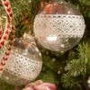 Lot De 12 Boules De Noël En Verre (D80 Mm) Spela Transparent -Village de Noel lot de 6 boules de no l d80 mm spela transparent 116152 1655112750