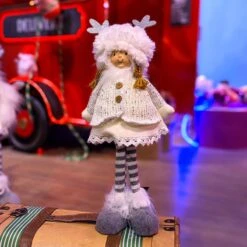 Lutin De Noël Fillette Elia H40 Cm