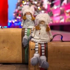 Lutin De Noël Fillette Stacy H37 Cm -Village de Noel lutin de no l fillette stacy h37 cm 129008 1692868720