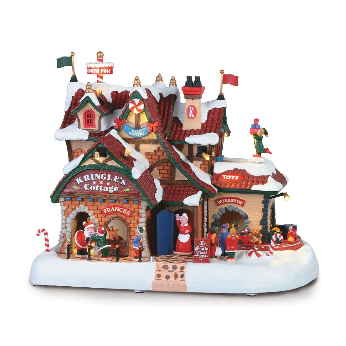 Village De Noël Lemax Lumineux, Musical Et En Mouvement Maison Du Père Noël 3 Village De Noël Lemax Lumineux, Musical Et En Mouvement Maison Du Père Noël