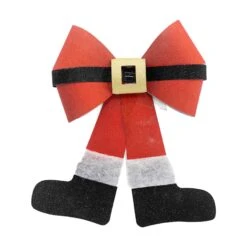 Grand Nœud Père Noël Rouge