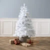 Sapin Artificiel De Noël Oregon H155 Cm Blanc Grisé