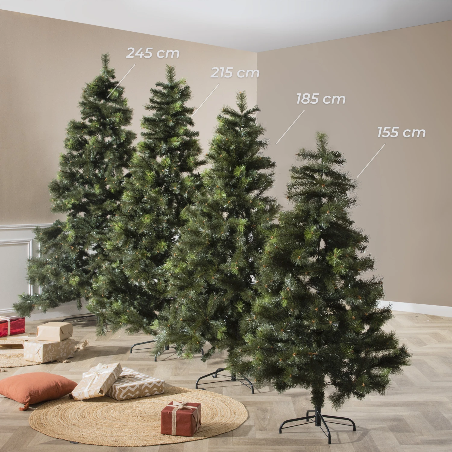Sapin Artificiel De Noël Oregon H245 Cm Vert 7 Sapin Artificiel De Noël Oregon H245 Cm Vert – Image 5