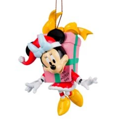 Suspension Disney Minnie De Noël à Suspendre Multicolore