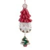 Père Noël à Suspendre Père-Noël Sapin Rouge -Village de Noel ornements p re noel 13 18 cm mod a 131135 1691063678