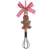 Pain D'épices Fouet De Noël à Suspendre Rouge -Village de Noel ornements pain depice fouet et cuilliere mod a 131133 1691064268