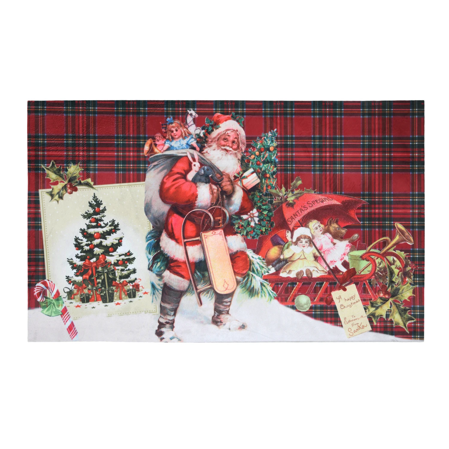 Tapis De Noël (75 Cm) Rubber Multicolore