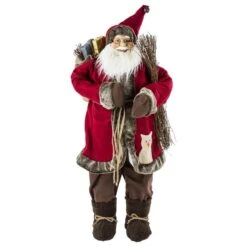 Père Noël Bohémond H123 Cm -Village de Noel pere noel debout tradi 120cm h123x48x36cm a 55330 2