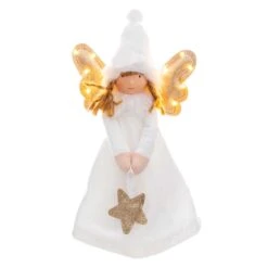 Ange De Noël Ailes LED H28 Cm
