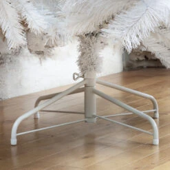 Sapin Artificiel De Noël Oregon H245 Cm Blanc Grisé -Village de Noel r sapin oregon blanc vuepied 3