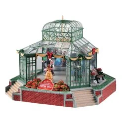 Village De Noël Lemax Lumineux, Musical Et En Mouvement Salle De Bal Dans Le Jardin