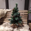 Sapin Artificiel De Noël Sweden H60 Cm Vert Enneigé -Village de Noel sapin artificiel de no l sweden h60 cm vert enneig 54272 1692783350
