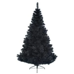 Sapin Artificiel De Noël Black Royal H210 Cm Noir