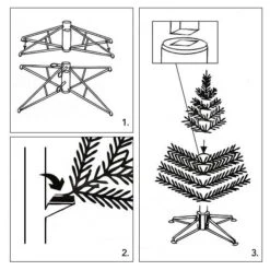 Sapin Artificiel De Noël Royal H120 Cm Vert Sapin -Village de Noel sapin artificiel de noel imperial h120 cm vert sapin 33160 1