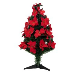 Sapin De Noël Artificiel Lumineux Riga H90 Cm Blanc Chaud