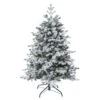 Sapin Artificiel De Noël Ontario H150 Cm Vert Enneigé -Village de Noel sapin ontario h150cm eminza 117304 1655371867