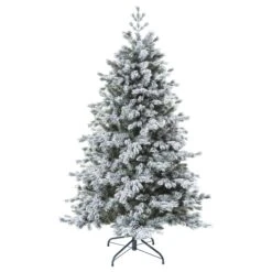 Sapin Artificiel De Noël Ontario H180 Cm Vert Enneigé