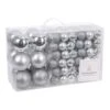 Lot De 94 Boules De Noël Season Argent