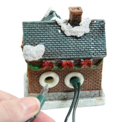 Set Complet Village Illuminé De Noël Ecossais -Village de Noel set complet village illumine de noel ecossais 39596 8