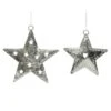 Lot De 2 étoiles De Noël Metalia Argent -Village de Noel set de 2 etoile fer dia8 00 h0 50cm argent 100408 1624286998