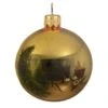 Lot De 6 Boules De Noël En Verre (D80 Mm) Arctique Brillantes Or -Village de Noel set de 6 boule verre brillant dia8 00cm or clair 100825 1624366145