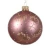 Lot De 6 Boules De Noël (D80 Mm) En Verre Aéria Vieux Rose -Village de Noel set de 6 boule verre mat berce du caucase tout autour 129028 1685714262