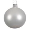 Lot De 6 Boules De Noël En Verre (D80 Mm) Arctique Mates Blanc -Village de Noel set de 6 boule verre mat dia8 00cm blanc d hiver 100840 1624530966