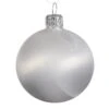 Lot De 6 Boules De Noël (D80 Mm) Arctique Mates Blanc Givré -Village de Noel set de 6 boule verre mat dia8 00cm givr blanc 100918 1624285625