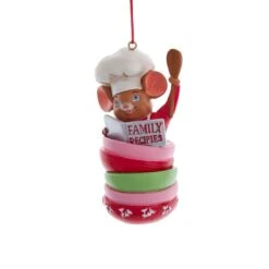 Souris De Noël Chef Multicolore