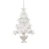 Sapin De Noël à Suspendre Irisé Blanc -Village de Noel sujet de noa l plast sapin irise 16cm blanc l 10 x p 3 x h 16 cm 129325 1688991926