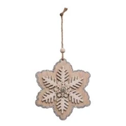 Flocon De Noël à Suspendre Laponie Naturel