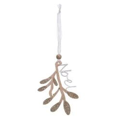 Lot De 4 Flocons De Noël à Suspendre Natural Blanc -Village de Noel sujet de noel bois kit 4pcs blanc 116947 1654163143