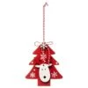 Suspension De Noël Renne Rouge