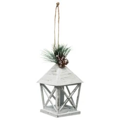 Lanterne De Noël Blanc
