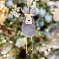 Suspension Cerf Melo De Noël Marron Foncé