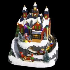 Village De Noël Lumineux à Piles Atelier Et Train De Noël Lumineux Et Musical -Village de Noel village de no l lumineux piles atelier et train de no l lumineux et musical 46998 1673954660