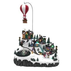 Village De Noël Lumineux Et Musical Promenade En Montgolfière