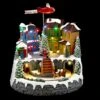 Village De Noël Lumineux Avion Du Père Noël -Village de Noel village de noelavion mv 23l t multicolore d 29 5 x h 33 cm 129494 1687766390