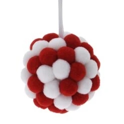 Boule De Noël (D80 Mm) Sphère Rouge